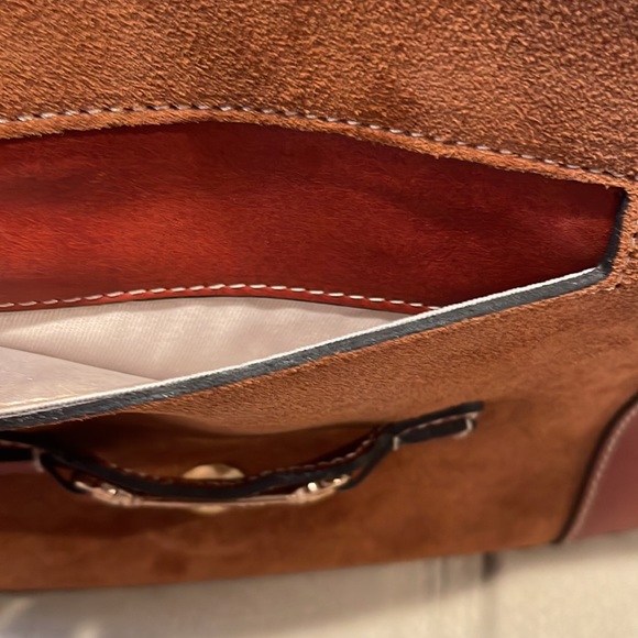 VALENTINO BY MARIO VALENTINO Leather & Suede Amy Satchel - Picture 11 of 17